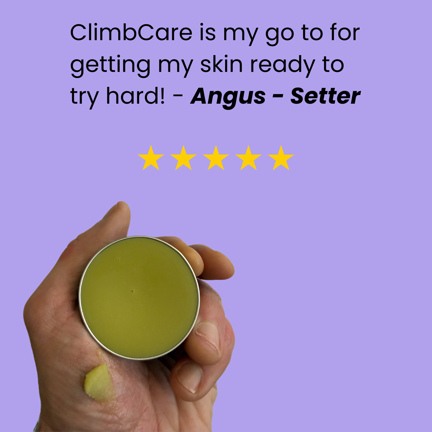 ClimbCare Vegan climbing balm in tin